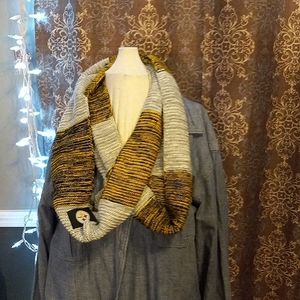Steelers fan knit infinity scarf